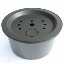 PE Becken mit GFK Deckel Ø 66 cm 90 Liter für Quellsteine Wasserspiele Zierbrunn