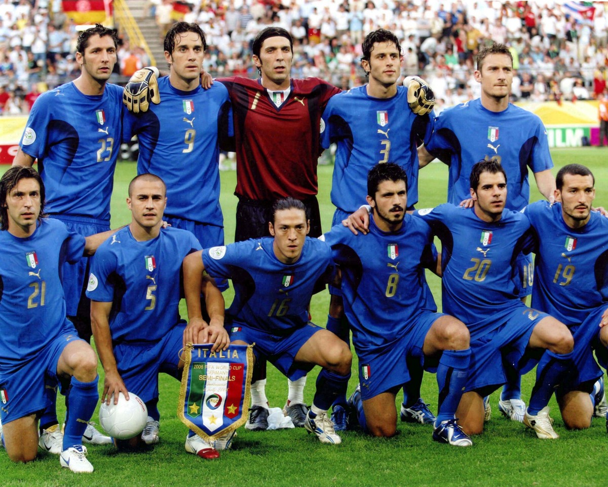 Italy - 2006 World Cup Champions, 8x10 Team Color Photo | eBay
