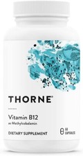 THORNE Vitamin B12 as Supports Heart and Nerve 60 capsules exp. date. 12/2026