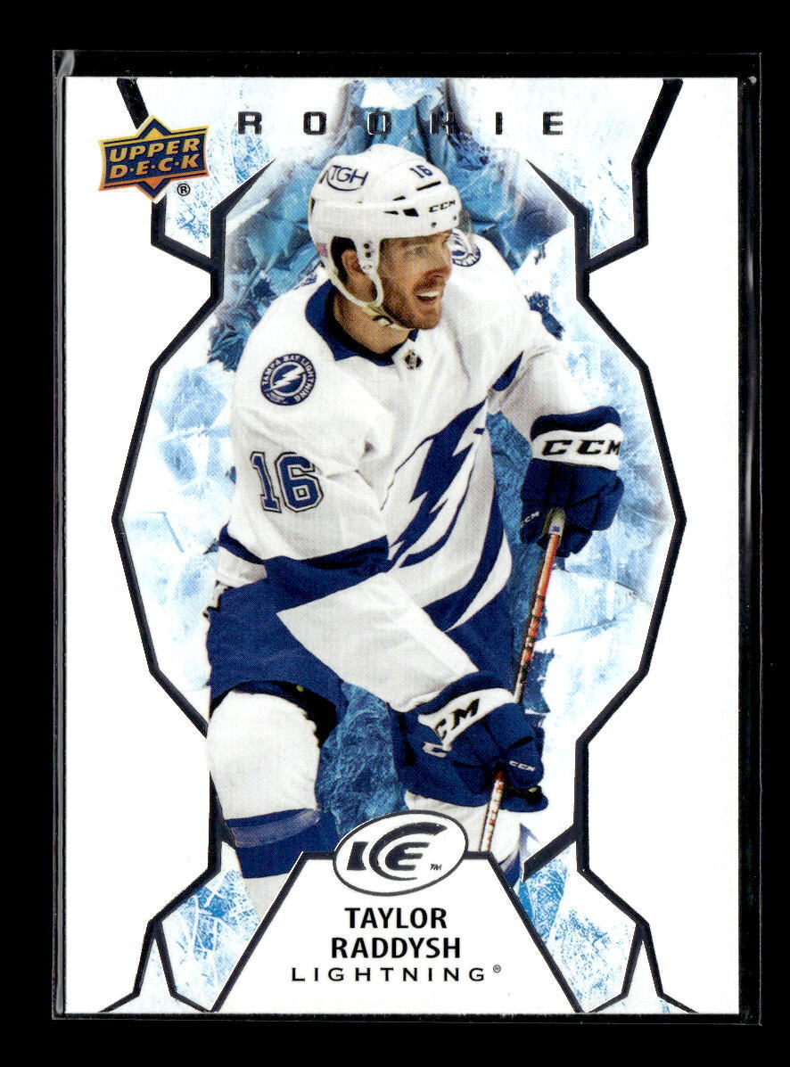 2021-22 Upper Deck Ice Rookies Taylor Raddish RC Lightning