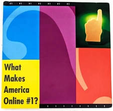 "IT'S # 1" America Online Collectible / Install Disk, Vintage AOL Floppy, RARE