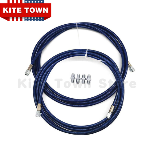 Stainless Rear Flexible Brake Lines Replacement Kit For 9600 Honda