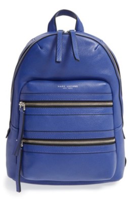 leather biker backpack