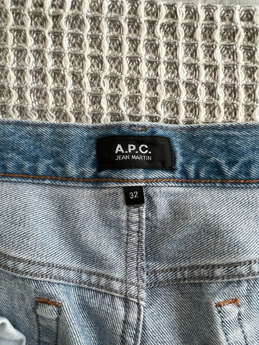 Mens A.P.C Martin Jean Washed Indigo *Excellent Condition Mens A.P.C Martin Jean Washed Indigo *Excellent Condition