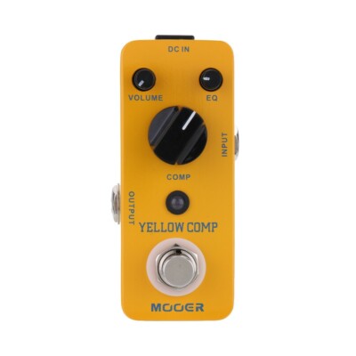 Mooer Yellow Comp Optical Compressor Electric Guitar Effect Pedal True Bypass