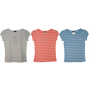 REEBOK STRIPE T SHIRT S/36-XXL/44 NEW 
