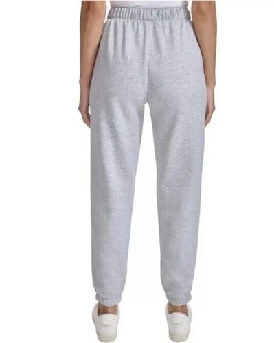 Calvin Klein Jeans Women's Fleece Sweatpants Jogger, Gray, Size S - Picture 3 of 5