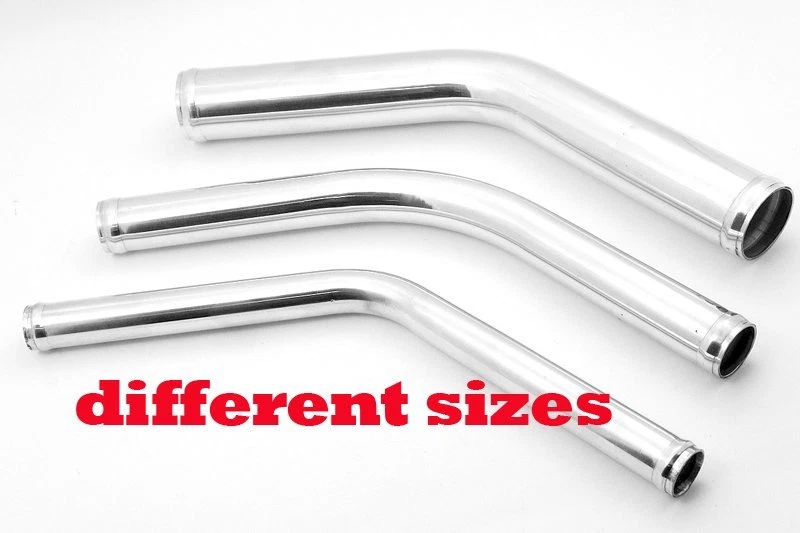 Universal Aluminum Alloy Car Intake / Intercooler Pipe 45degree 3" 76mm - Image 3 of 4