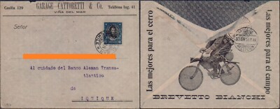 ARGENTINA GARAGE CATTORETTI & Co. VINA DEL MAR CHILE 3.MAR.1914 WHITE PATENT