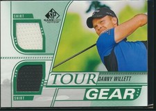 2021 SP Game Used Golf Tour Gear Dual Shirt Relic TG-DW Danny Willett a