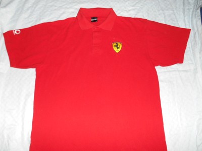 ferrari collar t shirt