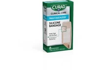 Curad Silicone Flexible Fabric Bandages, 1.625"x4" (4.1 Cmx10.2 Cm), Case of 192
