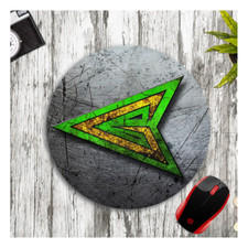 GREEN ARROW LOGO CUSTOM 8" ROUND NEOPRENE MOUSEPAD DESK MAT HOME OFFICE