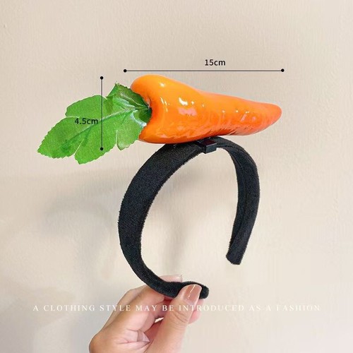 Women Fruits Lovely Headband Girls Funny Vegetable Cosplay Removable Hair Band - Picture 9 of 20