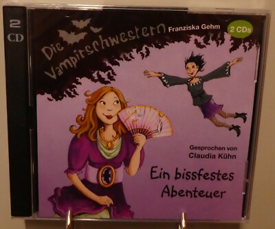 Hörbuch 2x CD Die Vampirschwestern Ein bissfestes Abenteuer Franziska Gehm #T77