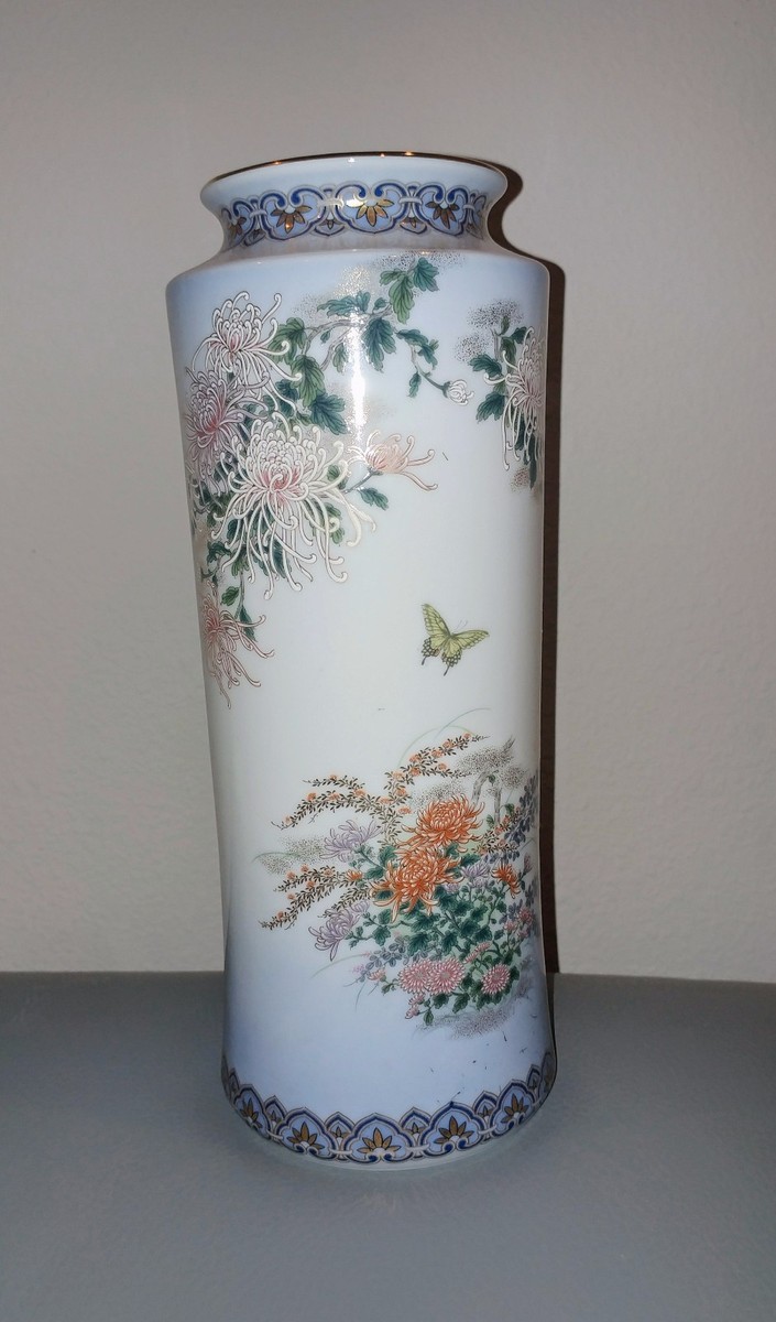 花瓶　65659 Kyoto Marked Cylinder Floral Vase 10.5