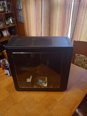 gaming pc desktop computer with monitor