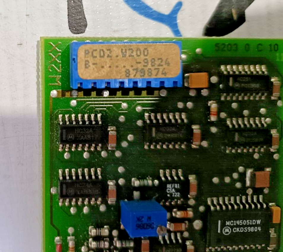 SAIA BURGESS ELECTRONICS ANALOG INPUT PCD2.W200 WITH FREE EXPRESS
