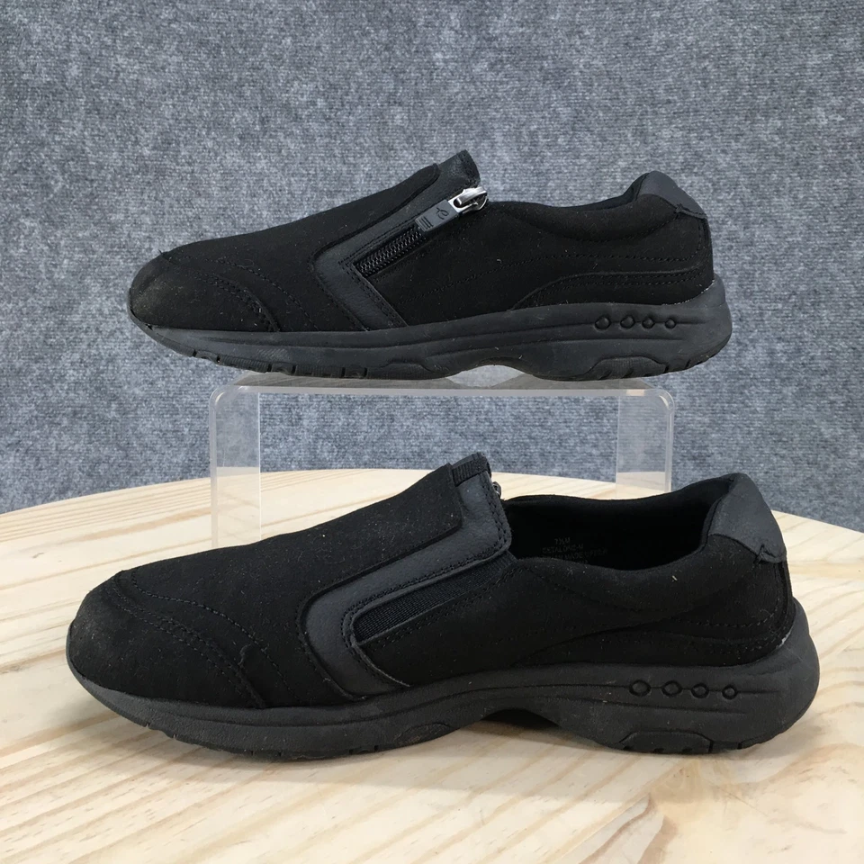 Easy Spirit Shoes Womens 7.5 M Talon 2 Slip On Black Casual Round Toe  Low Top - Image 2 of 4