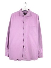 Tommy Hilfiger Regular Fit Stretch Shirt Purple XXL Mens