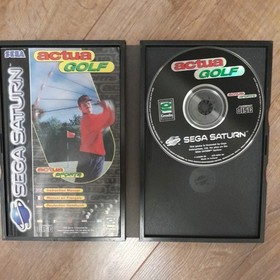 ACTUA GOLF  BOXED WITH  MANUAL SEGA SATURN CONSOLE