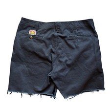 Ben Davis Black Cut Off Chino Shorts
