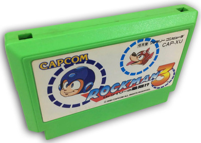 Rockman 3 Megaman NES Famicom Japan JP NTSC Cart Nintendo Original CAP-XU 1990