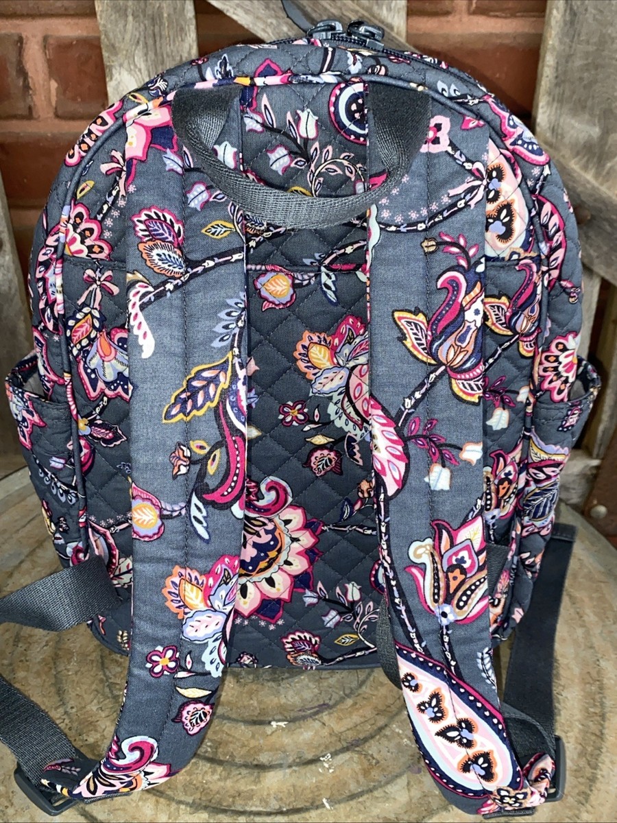New Vera Bradley Felicity Paisley Campus Backpack Small Pack  display picture 1