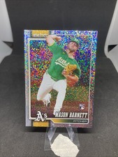 Mason Barnett 2026 Topps Series 1 Celebration Confetti Foil #273 Athletics (RC)
