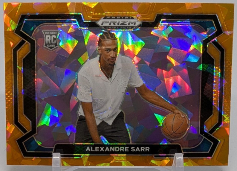 🏀2024 Prizm Draft Picks Alexandre Sarr #52 Variation Orange Ice RC🏀