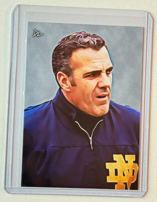 Ara Parseghian Limited Artist Signed Notre Dame Fighting Irish Trading Card 2/10