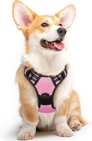 Eagloo Anti-Zug Hundegeschirr Rosa M Verstellbar Reflexstreifen