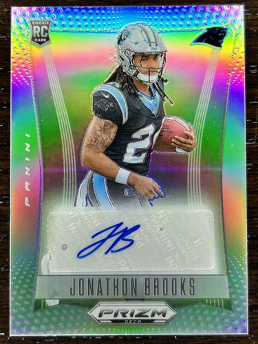 Jonathon Brooks 2024 Prizm Deca Silver Prizm Rookie Auto! Panthers - 第 1/2 張圖片