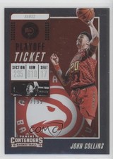 2018-19 Panini Contenders Playoff Ticket 82/199 John Collins #12 s3g