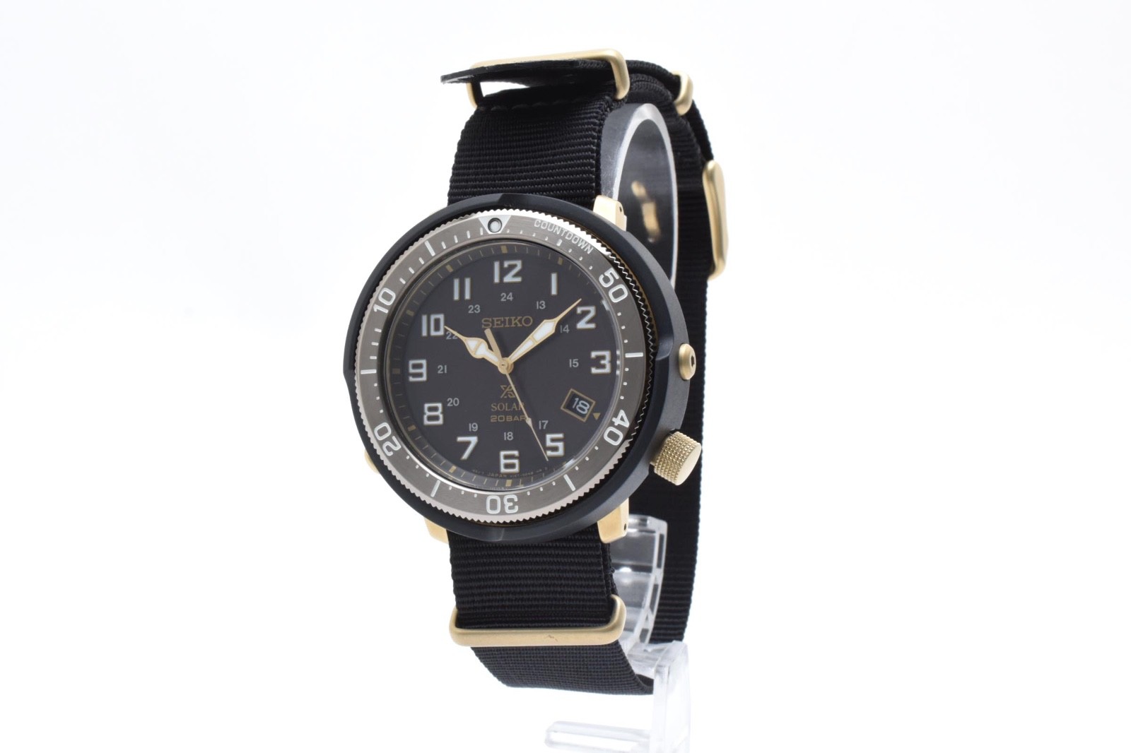 SEIKO V157-0CJ0 DBDJ028 PROSPEX Quartz Black Dial 200m Tuna Men's Watch image 5
