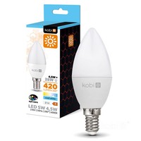 Kobi LED Kerzenlampe E14 4,5W 6000K Kaltweiß 420Lm 230V 200°