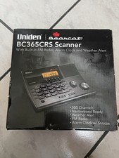 Uniden Bearcat BC365CRS Scanner 500 Channels FM Radio Weather Alert Clock