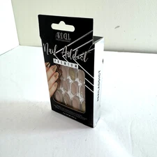 Ardell Nail Addict Premium Press On Nails Nude Jeweled Holiday Style New In Box
