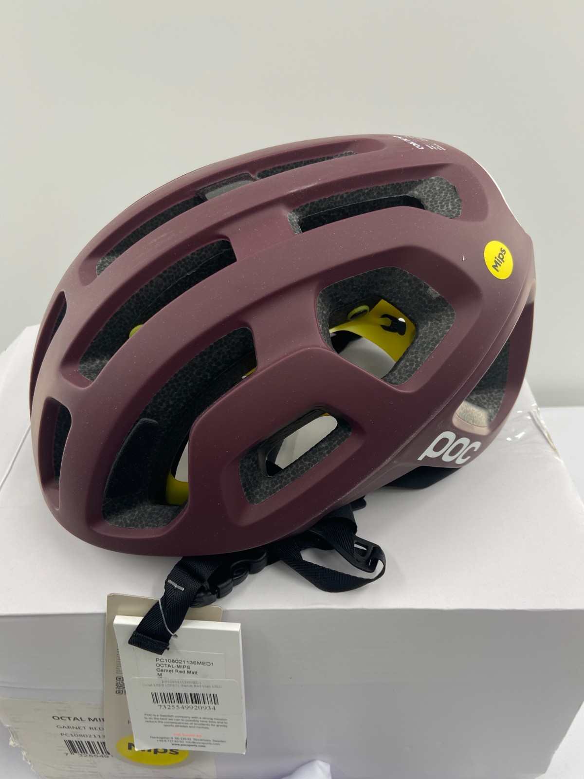 POC Octal Mips Helmet- Garnet Red Matt- Size Medium