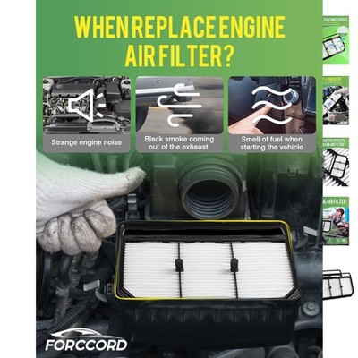 High-Performance 2-Pack Engine Filters for 2021-2026 Hyundai Elantra Hybrid 1.6L