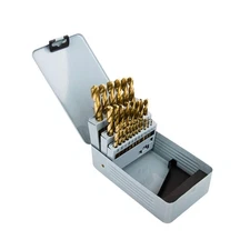 GOODSMANN 29PCS Drill Bit Set HSS Titanium Multi Bits Twist Metal Tools