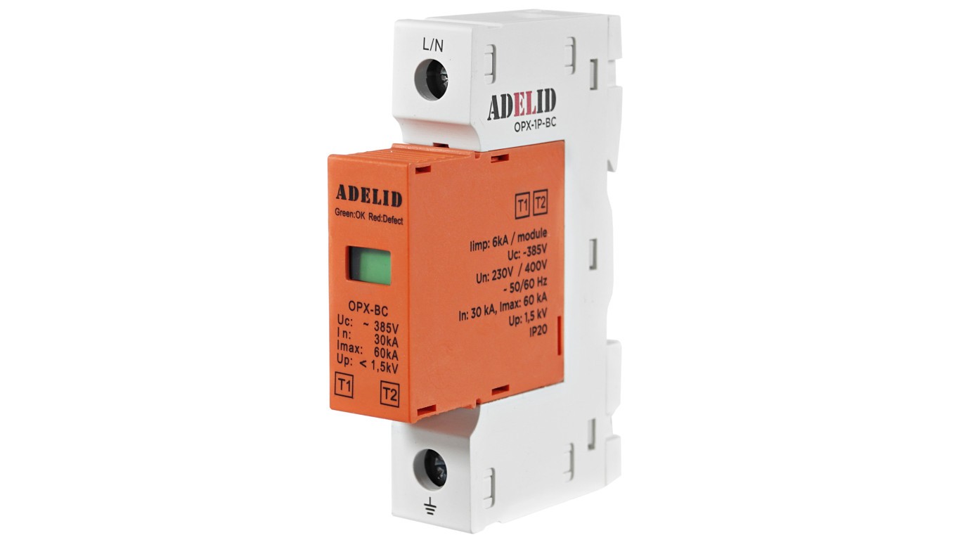 Surge Limiter T1+T2 1P 1.5kV 6kA OPX-1P-B+C