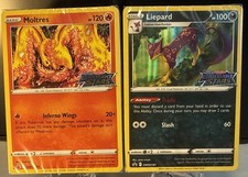 Pokemon SEALED Moltres SWSH185 & Liepard SWSH187 Brilliant Stars Prerelease NM on eBay