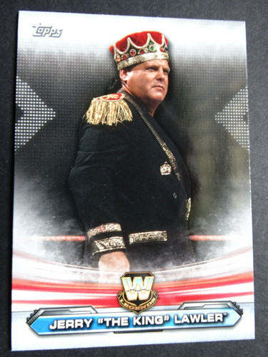 2019 Topps WWE Raw Legends of Raw #LR-6 Jerry "The King" Lawler Wrestling Card