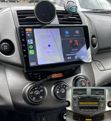 For Toyota RAV4 2007-2011 9'' Android 15 Car Radio Stereo GPS Navi CarPlay BT FM