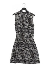 Uniqlo A-Line Midi Dress S in Black