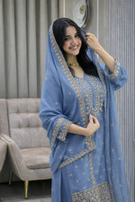 Ready Made Party Indian Salwar Designer Women Gown Kameez Suit Ethnic Anarkali