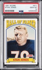1991 SCORE #671 STAN JONES PSA 10