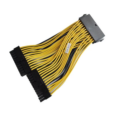 Power Kabel Y Adapter 24Pin ATX Netzteil Verlängerung Kabel 15 20 30cm