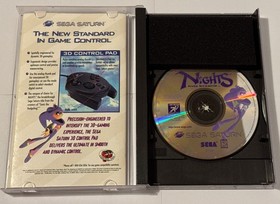 NiGHTS Into Dreams Sega Saturn Complete w Manual Reg. Card Cleaned Long Box 👀